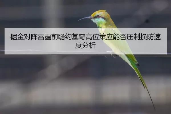 掘金对阵雷霆前瞻约基奇高位策应能否压制换防速度分析